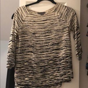 Vince Striped Silk top - XXS